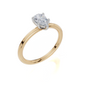 18ct Yellow Gold Pear Cut 0.50 Carat of  Diamond Ring