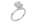 18ct White Gold Pear Cut 2.08 Carat tw of  Diamond Ring