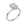 18ct White Gold Oval Cut 2.00 Carat of Lab-Grown Diamond Ring