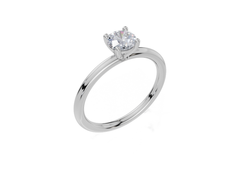 18ct White Gold Round Cut 0.50 Carat of  Diamond Ring