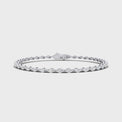 18ct White Gold 1.90 Carat tw Marquise Cut Diamond Bracelet