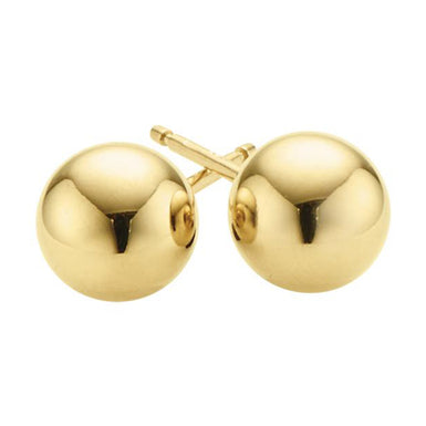 9ct Yellow Gold 7mm Ball Studs