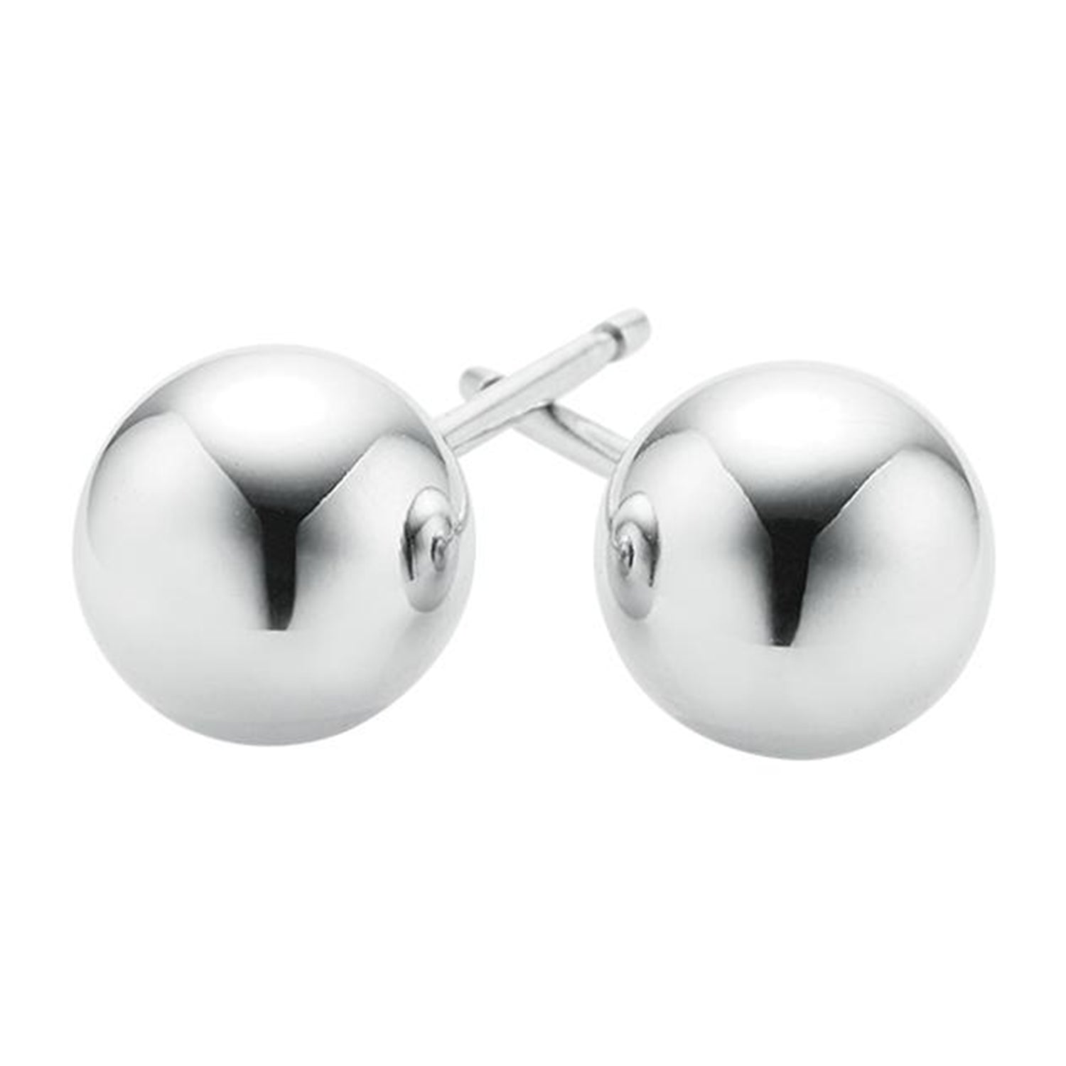 9ct White Gold 7mm Ball Studs
