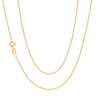 9ct Yellow Gold 50cm Diamond Cut Curb Chain
