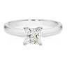 Promise 18ct White Gold Princess Cut with 1 CARAT of Diamonds Ring