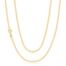 9ct Yellow Gold 45cm Round Belcher Chain
