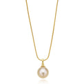 Perla By Autore 18ct Yellow Gold 12-13mm Gold South Sea Pearl & Diamond Pendant