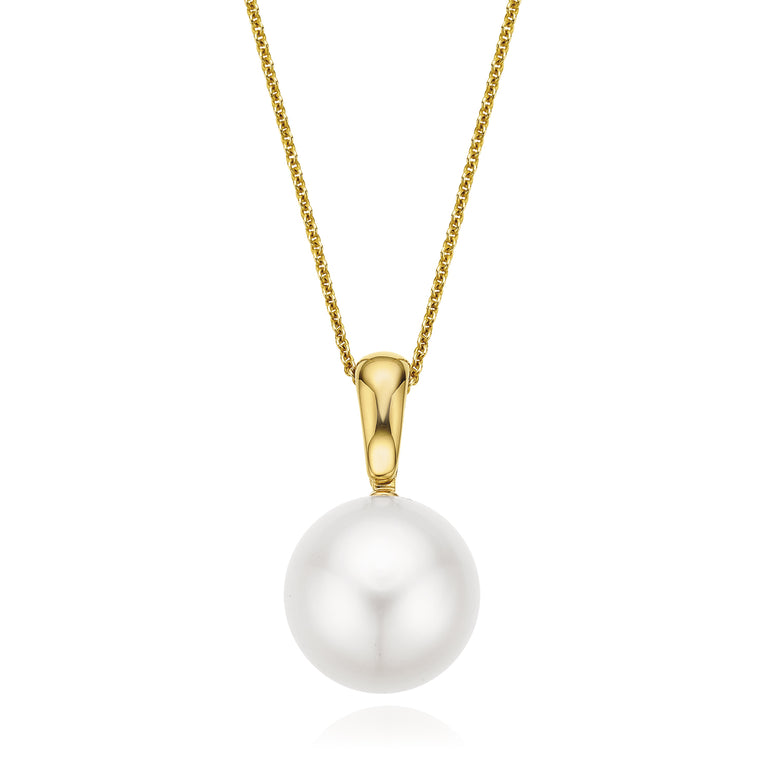 Perla By Autore 18ct Yellow Gold 13mm South Sea Pearl Pendant