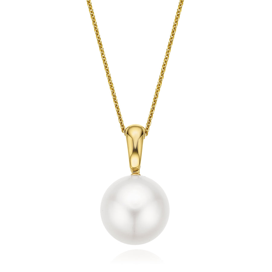 Perla By Autore 18ct Yellow Gold 13mm South Sea Pearl Pendant