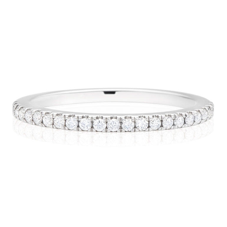 Vera Wang Love 18ct White Gold Round Brilliant Cut with 0.23 Carat tw of Diamonds Ring