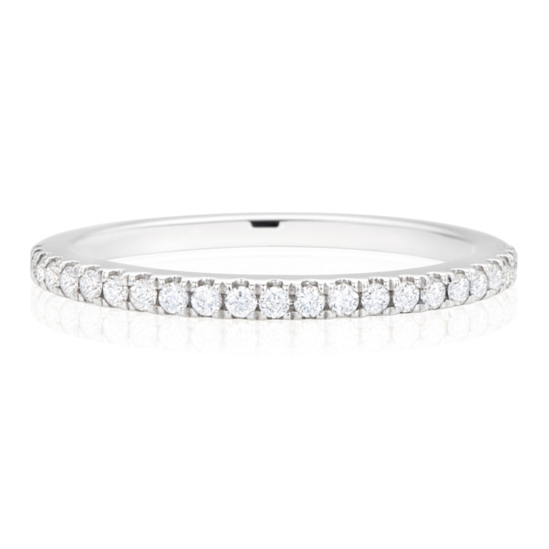Vera Wang Love 18ct White Gold Round Brilliant Cut with 0.23 Carat tw of Diamonds Ring