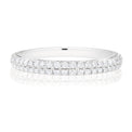 Vera Wang Love 18ct White Gold Round Brilliant Cut with 0.38 Carat tw of Diamonds Ring
