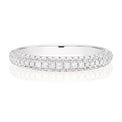 Vera Wang Love 18ct White Gold Round Brilliant Cut with 1/2 Carat tw of Diamonds Ring