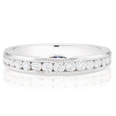 Vera Wang Love 18ct White Gold Round Brilliant Cut with 1/2 Carat tw of Diamonds Ring