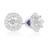 Vera Wang Love 18ct White Gold Round Brilliant Cut with 1/2 Carat tw of Diamonds Earrings