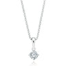 Promise 18ct White Gold Round Brilliant Cut with 1/3 CARAT of Diamond Pendant