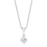 Promise 18ct White Gold Round Brilliant Cut with 1/2 CARAT of Diamond Pendant