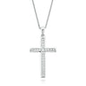 9ct White Gold Round Brilliant Cut with 0.15 CARAT tw of Diamond Pendant