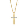 9ct Yellow Gold Round Brilliant Cut with 0.15 CARAT tw of Diamond Pendant