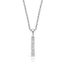 18ct White Gold Round Brilliant Cut with 1/3 CARAT tw of Diamond Pendant