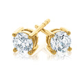 Promise 18ct Yellow Gold Round Brilliant Cut with 3/4 CARAT of Diamonds Earrings