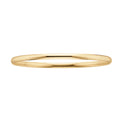 9ct Yellow Gold 63x3mm Solid Bangle