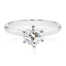 Promise 18ct White Gold Round Brilliant Cut with 1 CARAT of Diamond Ring