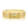 9ct Yellow Gold Round Brilliant Cut with 0.10 CARAT tw of Diamonds Ring
