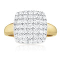 18ct Yellow Gold Round Brilliant Cut with 1 CARAT tw of Diamonds Ring