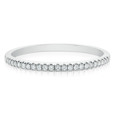 Forevermark 18ct White Gold Round Cut with 0.11 CARAT tw of Diamonds Ring
