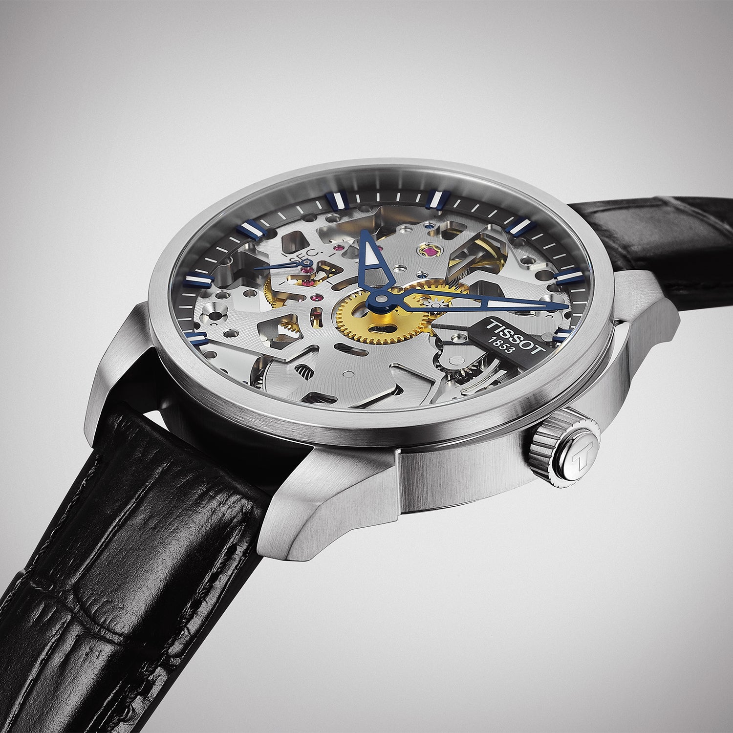 Tissot T-Complication Squelette Mechanical Watch T0704051641100