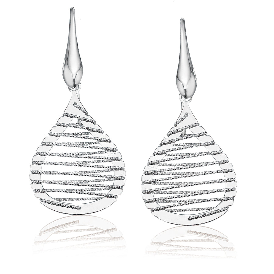 Sterling Silver Tear Drop Earrings