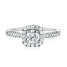 Forevermark 18ct White Gold Round Cut 0.75 CTW Diamond Ring