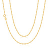 9ct Yellow Gold 45cm Singapore Twist Chain