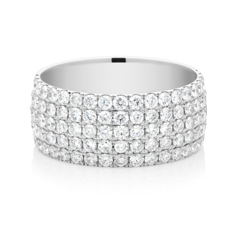 18ct White Gold Round Brilliant Cut with 2 CARAT tw of Diamonds Ring