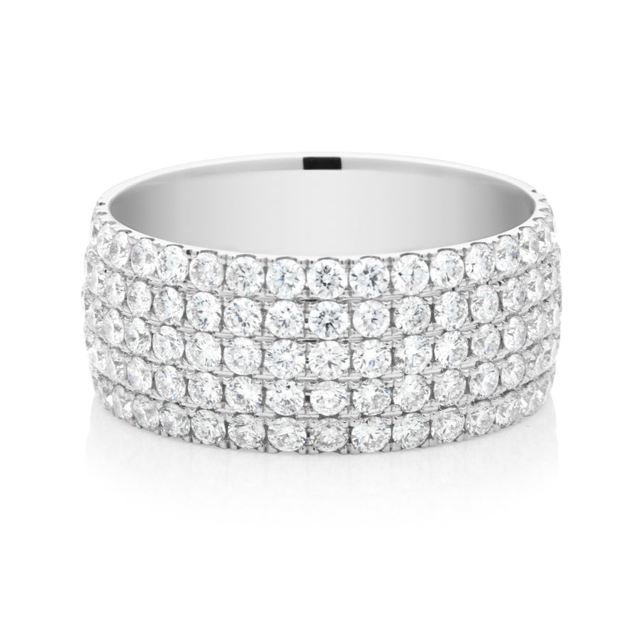 18ct White Gold Round Brilliant Cut with 2 CARAT tw of Diamonds Ring
