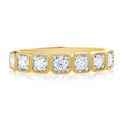 18ct Yellow Gold Round Brilliant Cut with 1/2 CARAT tw of Diamonds Ring
