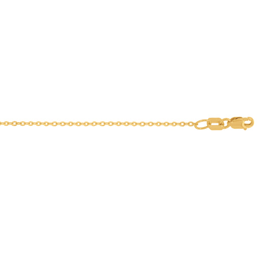 9ct Yellow Gold 45cm Cable Chain