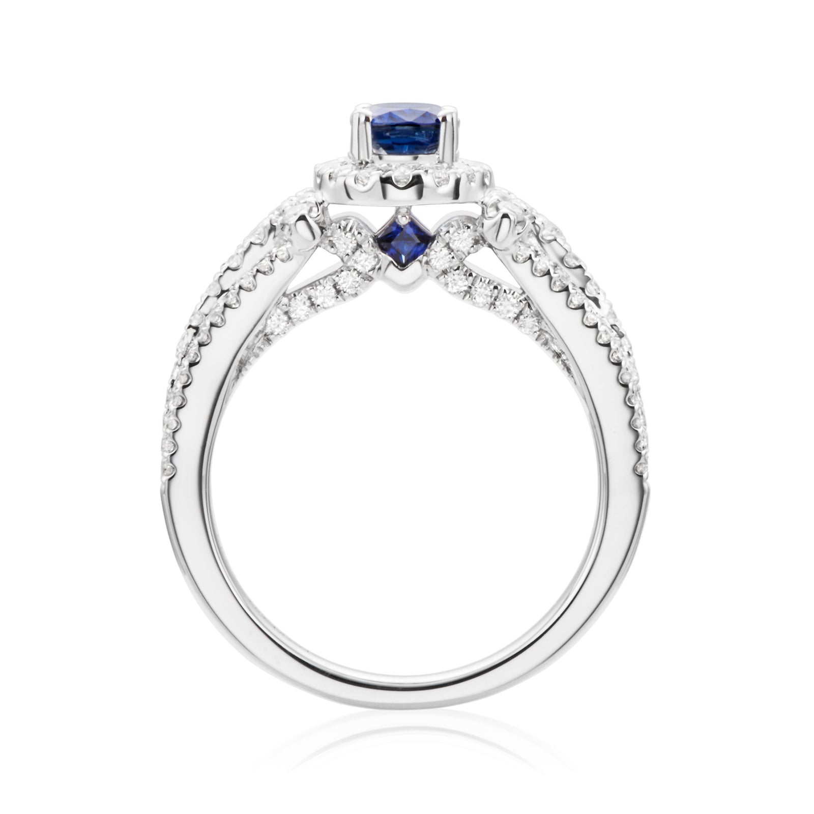 Vera wang diamond rings sale with sapphires