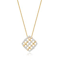 9ct Yellow Gold  0.20 CARAT tw of Diamonds Pendant