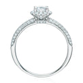 Forevermark 18ct White Gold Round Cut with 1 CARAT tw of Diamonds Ring
