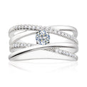 Forevermark 18ct White Gold Round Cut with 1/2 CARAT tw of Diamonds Ring