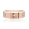 9ct Rose Gold Round Brilliant Cut with 0.10 CARAT tw of Diamonds Ring