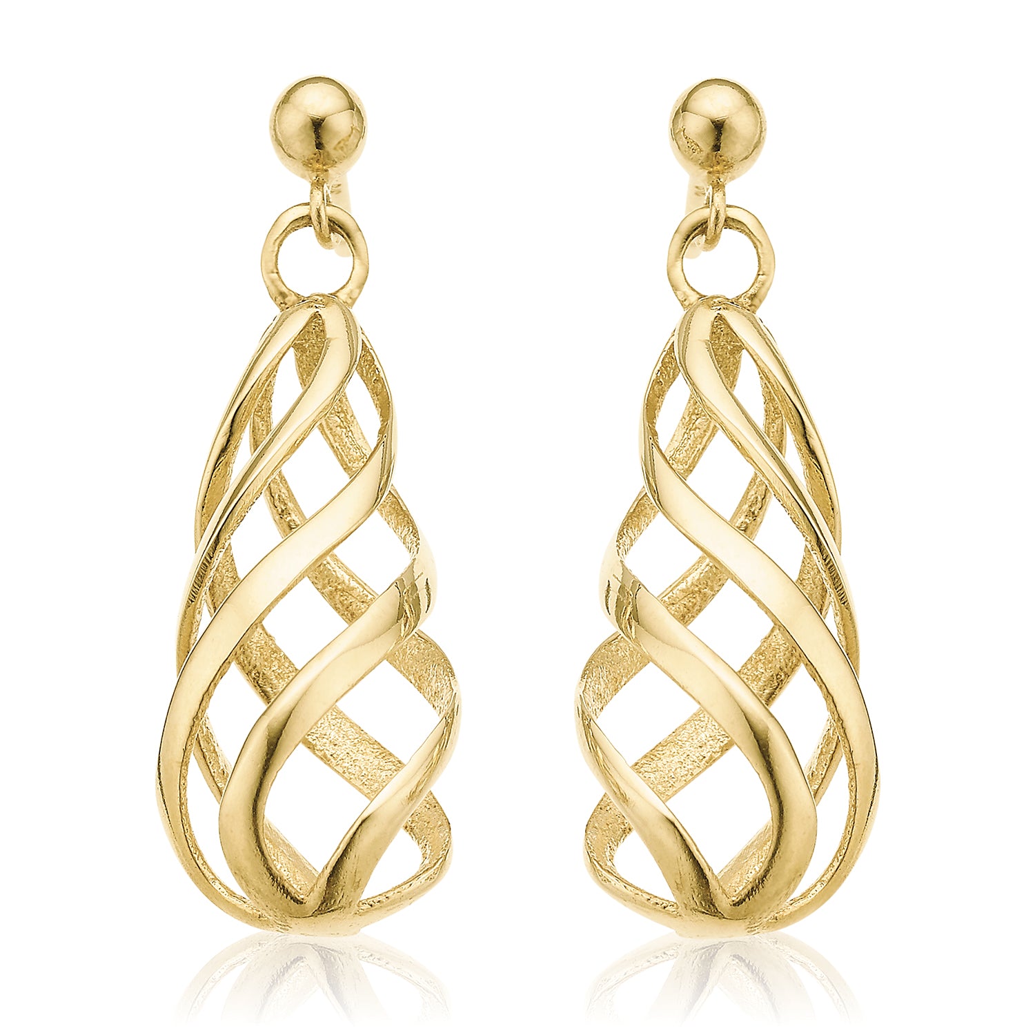 9ct yellow clearance gold earrings