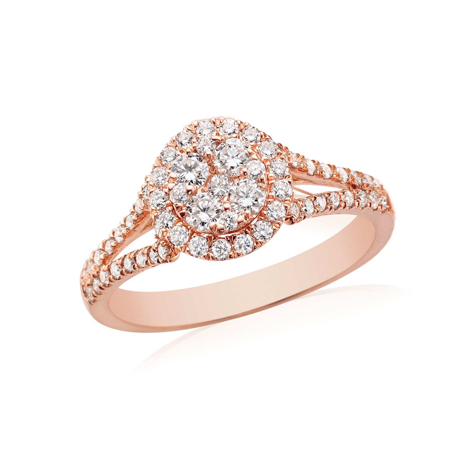 18 carat deals rose gold ring