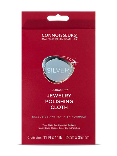 Connoisseurs Jewellery Cleaning Cloth Silver