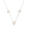 9ct Rose Gold Round Brilliant Cut with 1/4 CARAT tw of Diamonds Necklace
