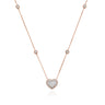 18ct Rose & White Gold Round Brilliant Cut with 1/3 CARAT tw of Diamonds Necklace