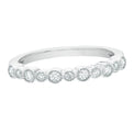 9ct White Gold Round Brilliant Cut with 1/4 CARAT tw of Diamonds Ring