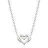 Vera Wang Love Sterling Silver Heart Necklace